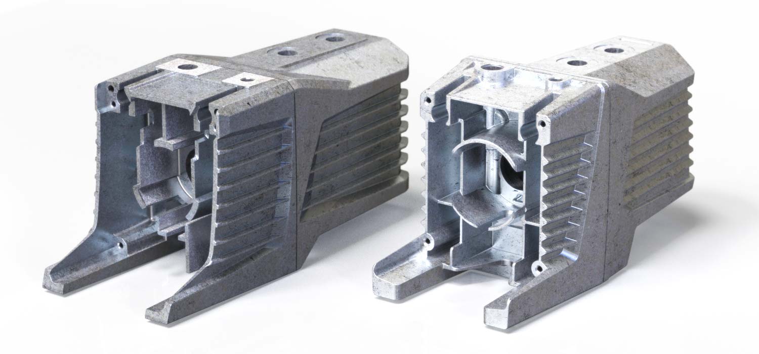 Vacuum Pump aluminium casting design